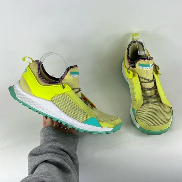 adidas | Shoes | Adidas Xstellamccartney Aleki Yellow White Blue Athletic  Shoes Womens 95 | Poshmark